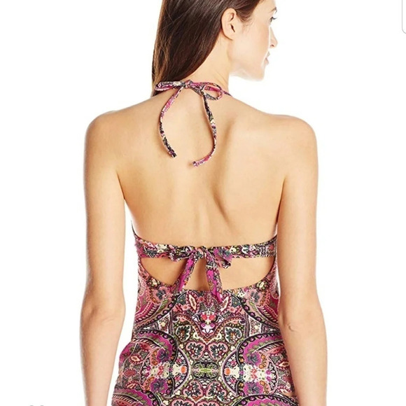 NWT Lucky Brand Tapestry Tankini Top S - Picture 3 of 7